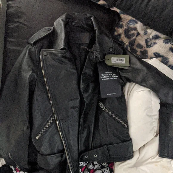 Balfern leather biker jacket - Picture 10 of 11